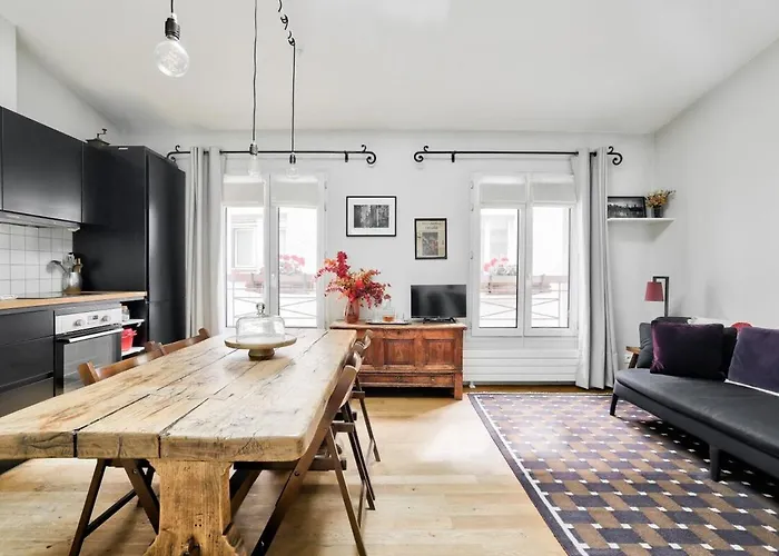 Stunning Parisian 1br Flat 5 Min From Montmartre Apartamento Paris