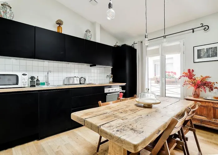 Stunning Parisian 1br Flat 5 Min From Montmartre Apartamento